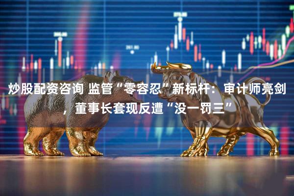 炒股配资咨询 监管“零容忍”新标杆：审计师亮剑，董事长套现反遭“没一罚三”